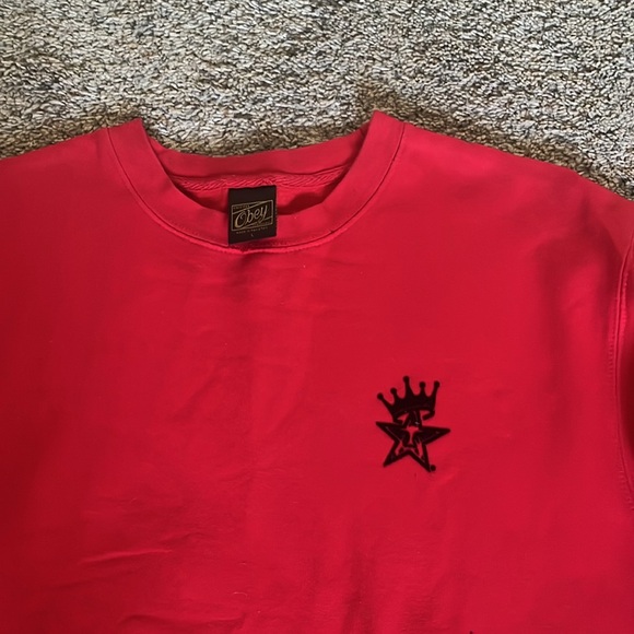 OBEY Red crewneck - Picture 2 of 5